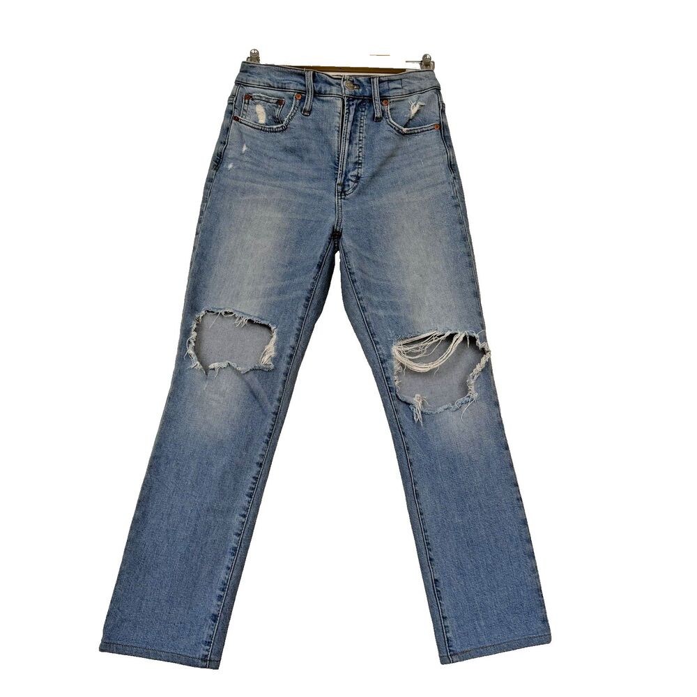 Madewell The Perfect Vintage Jeans Women Size 25 Casual Distressed Cotton Blend